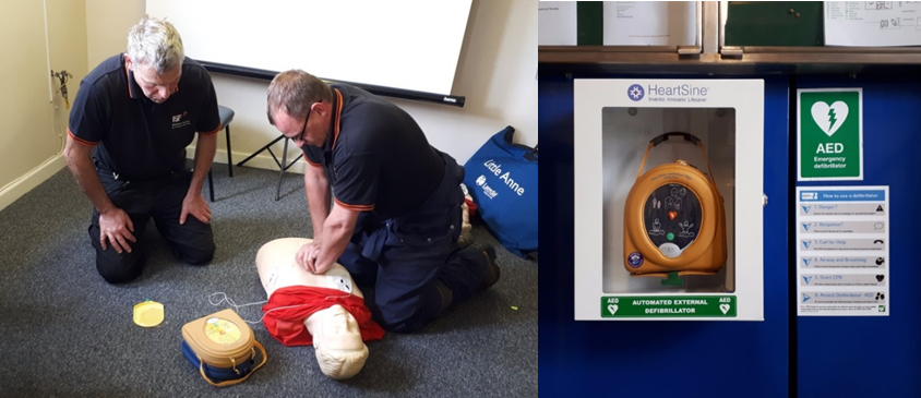 New defibrillators installed at ISF