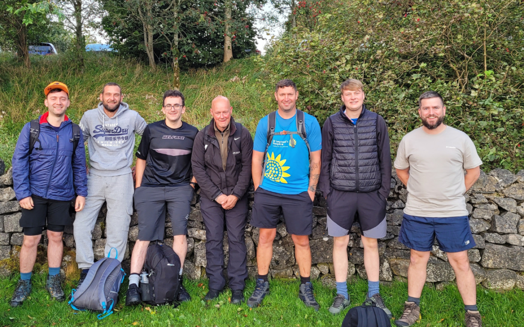 Completing the Yorkshire Three Peaks Challenge for charity, in celebration of 35 years of ISF!