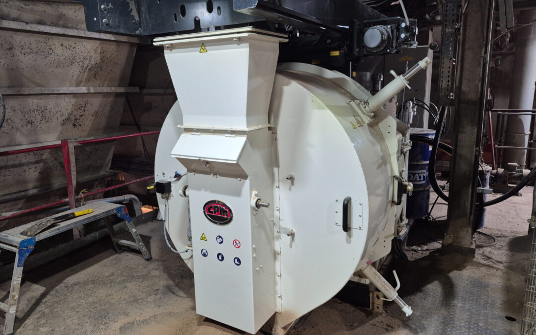 Installing a pellet press replacement at a ruminant feed mill in Lancashire
